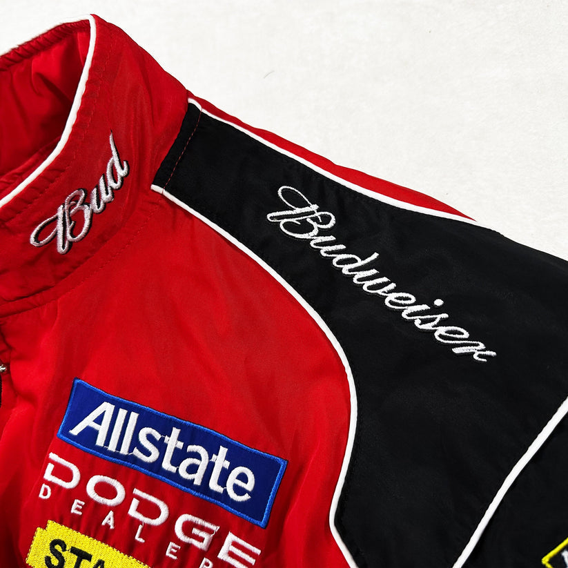 Budweiser Racing Vintage Jacke – Rote Edition